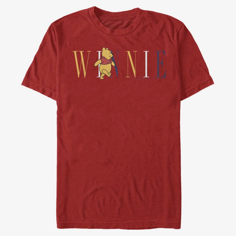 T-shirts Merch Disney Winnie the Pooh - Pooh Fashion Unisex T-Shirt Red