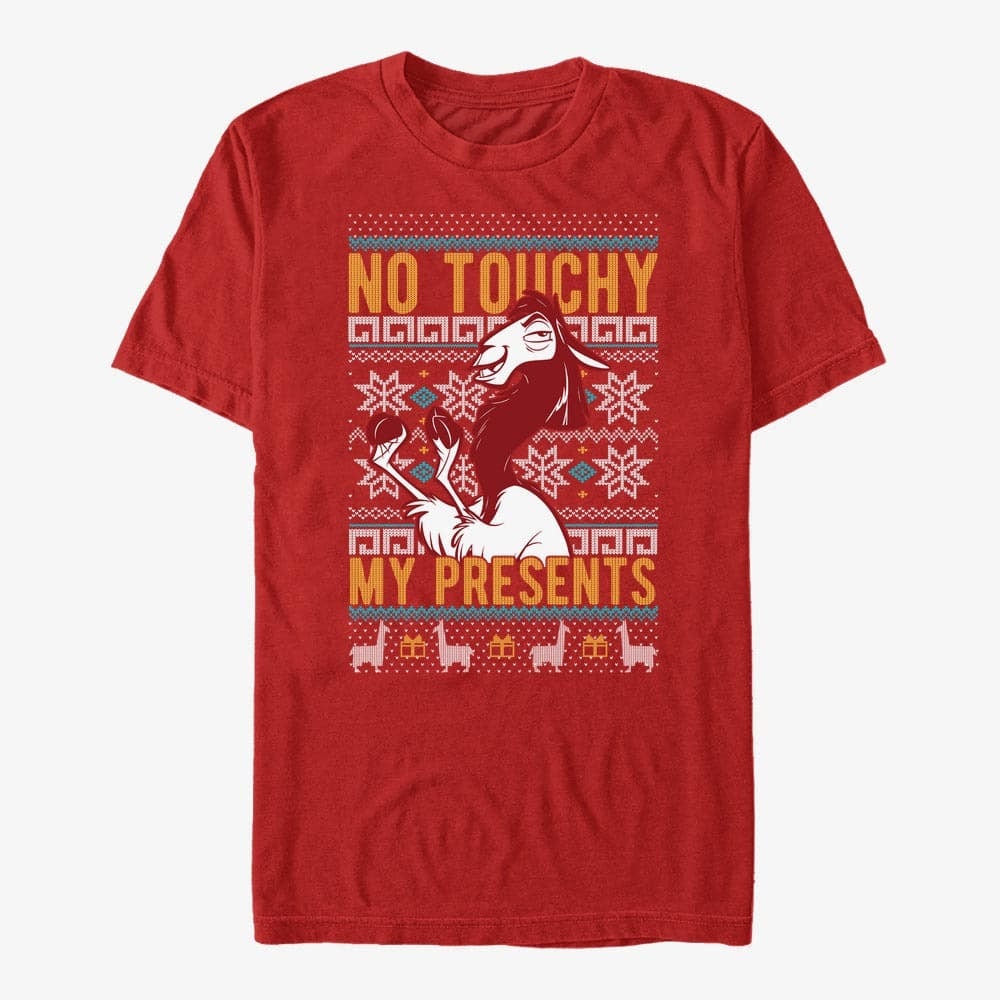 T-Shirts Merch Disney Emperor's New Groove - No Touch Sweater Unisex T-Shirt Red