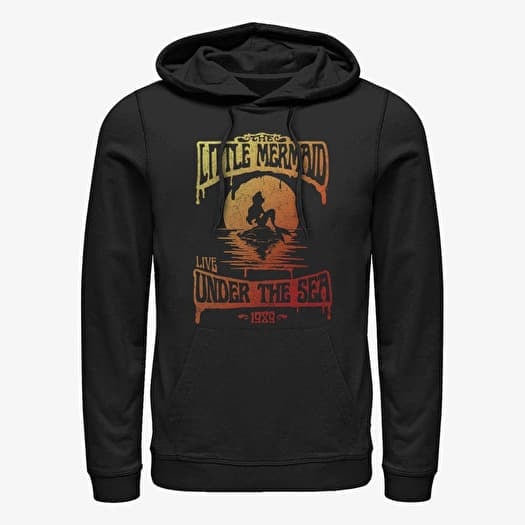 Sweatshirt Merch Disney The Little Mermaid - Ariel Hombre Unisex Hoodie Black