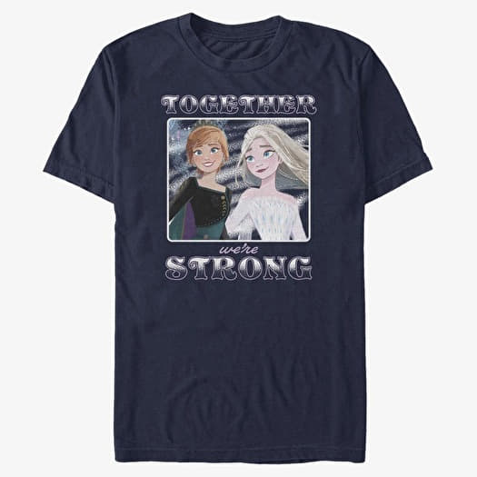 T-shirt Merch Disney Frozen 2 - Stronger Together Unisex T-Shirt Navy Blue
