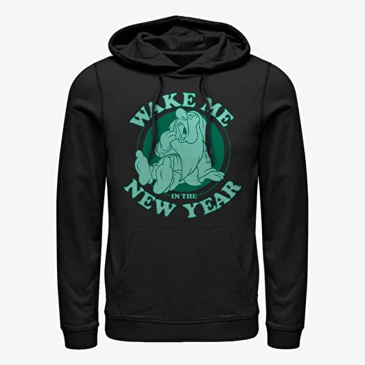 Hanorac Merch Disney Snow White - Sleepy New Year Unisex Hoodie Black