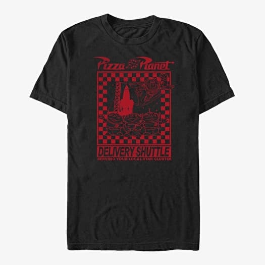 T-shirt Merch Disney Toy Story 1-3 - Pizza Planet Delivery Unisex T-Shirt Black