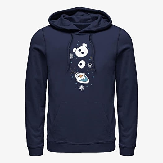 Mikina Merch Disney Frozen - Olaf Xmas Sleeve Unisex Hoodie Navy Blue