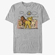 Merch Disney The Lion King: Live Action - Hakuna Group Unisex T-Shirt Heather Grey