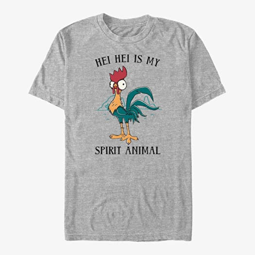 Tričko Merch Disney Moana - Spirit Animal Unisex T-Shirt Heather Grey