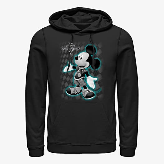 Sweat-shirt Merch Disney Kingdom Hearts - Mickey Hearts Unisex Hoodie Black