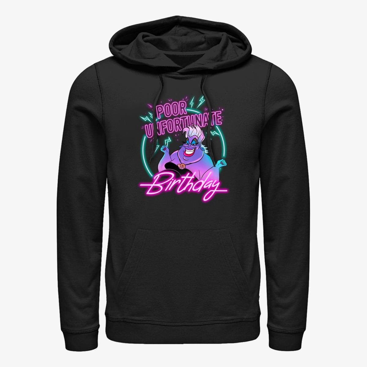 Hoodies and sweatshirts  Merch Disney The Little Mermaid - Unfortunate Birthday Unisex Hoodie Black