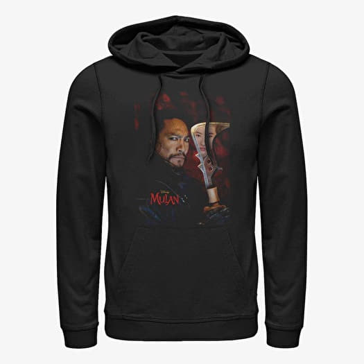 Džemperis Merch Disney Mulan - Bori Khan Unisex Hoodie Black