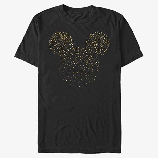 T-shirt Merch Disney Classics Mickey Classic - Mickey Confetti Fill Unisex T-Shirt Black