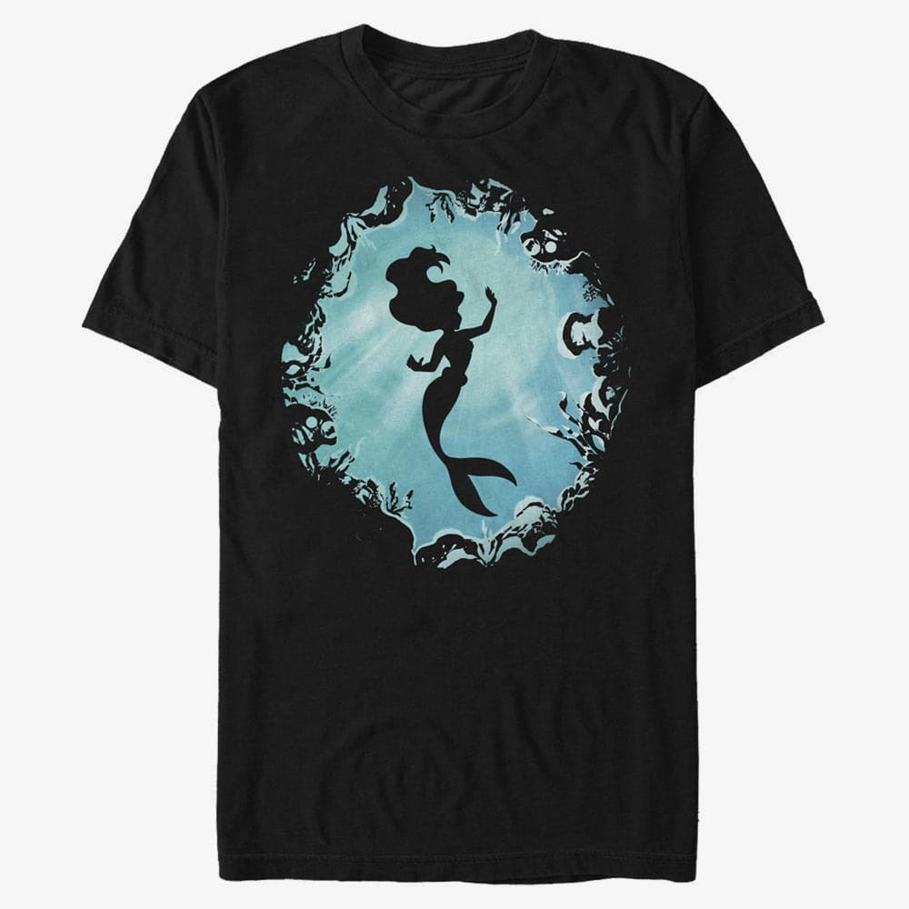 T-Shirts Merch Disney The Little Mermaid - Ariels Grotto Unisex T-Shirt Black