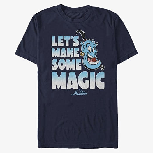 T-shirt Merch Disney Aladdin - Magic Maker Unisex T-Shirt Navy Blue