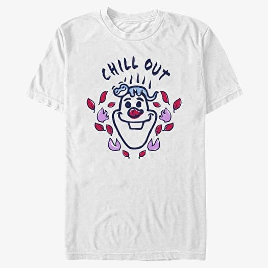T-shirt Merch Disney Frozen 2 - Olaf Chill Unisex T-Shirt White