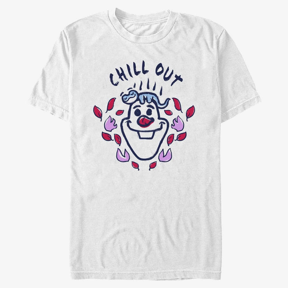 T-shirts Merch Disney Frozen 2 - Olaf Chill Unisex T-Shirt White