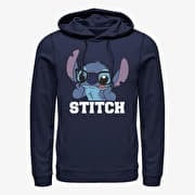 Merch Disney Lilo & Stitch - STITCH Unisex Hoodie Navy Blue