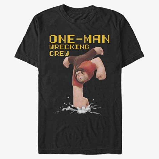 T-shirt Merch Disney Wreck-It Ralph 2 - Wrecking Crew Unisex T-Shirt Black