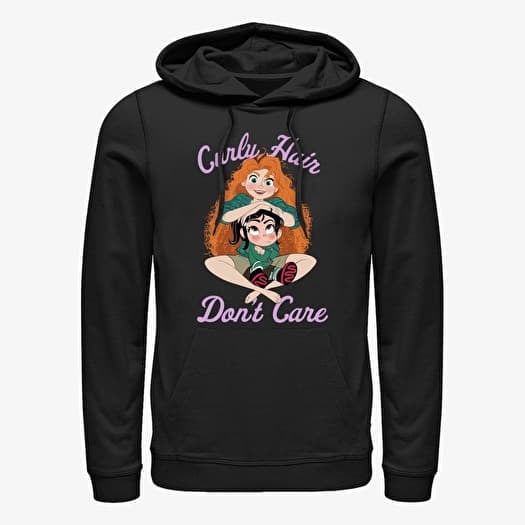Mikina Merch Disney Wreck-It Ralph 2 - Curly Merida Unisex Hoodie Black