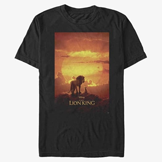 T-shirt Merch Disney The Lion King: Live Action - Pride Rock Poster Unisex T-Shirt Black