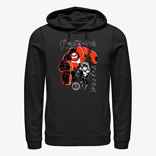 Mikina Merch Disney Big Hero 6 Movie - BIG HERO Unisex Hoodie Black
