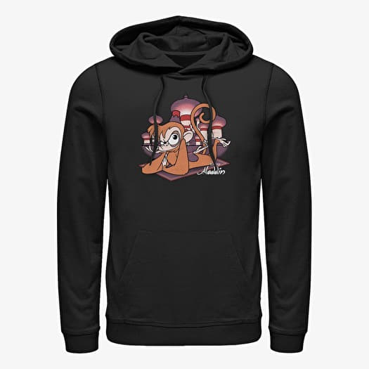 Sweatshirt Merch Disney Aladdin - Abu Unisex Hoodie Black