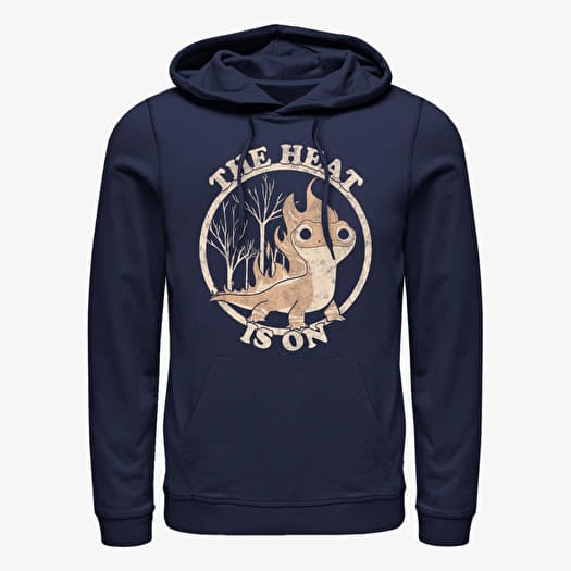 Mikina Merch Disney Frozen Two - Heat Is On Unisex Hoodie Navy Blue