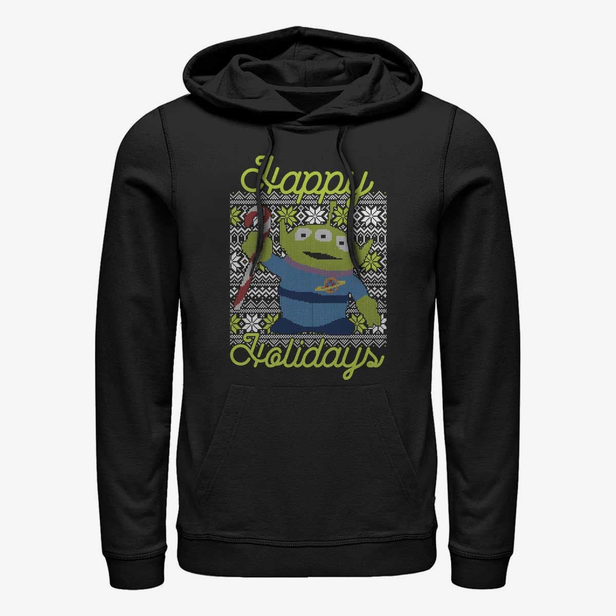 Dukserice Merch Disney Toy Story - Alien Christmas Unisex Hoodie Black