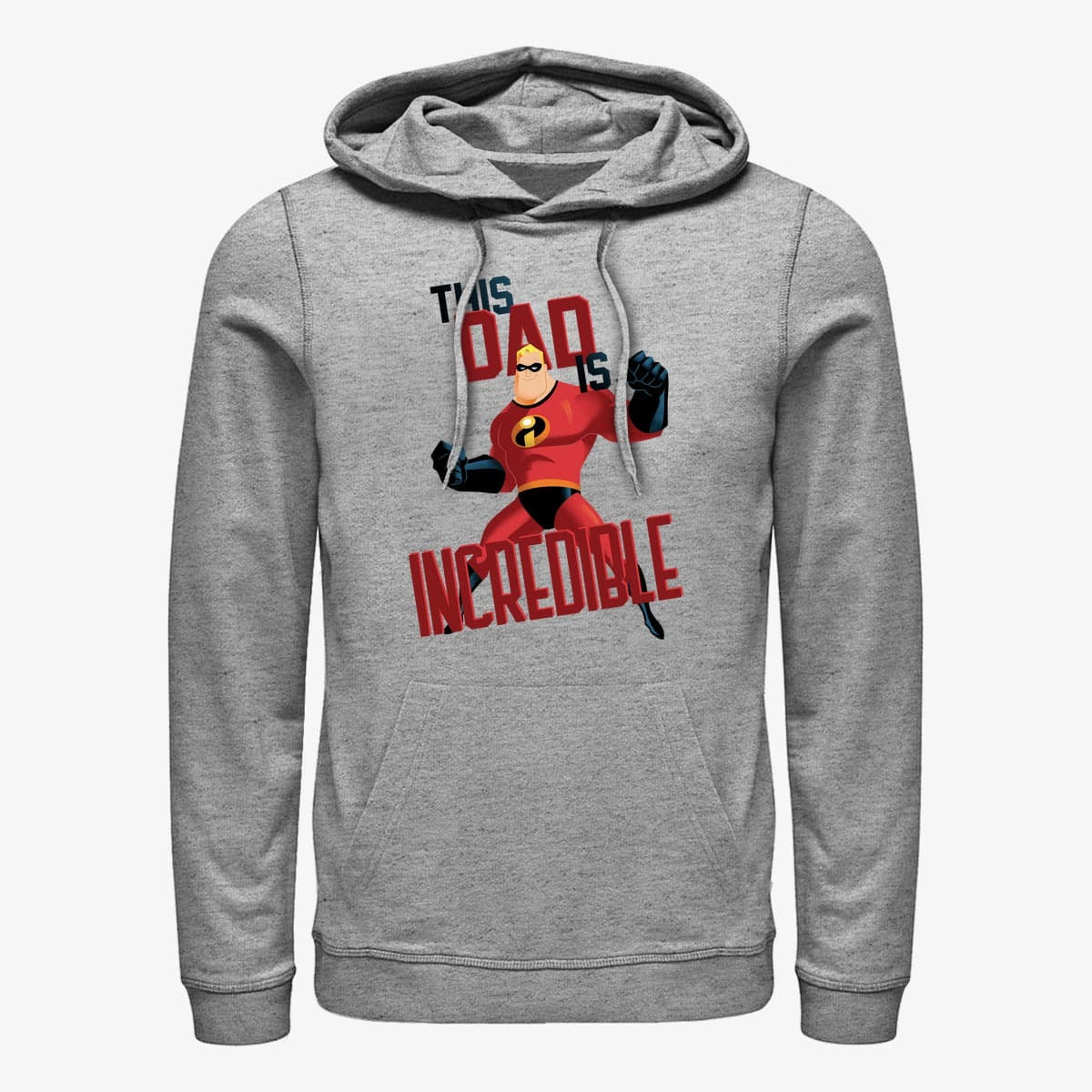 Толстовки та реглани Merch Disney Incredibles - This Dad Unisex Hoodie Heather Grey