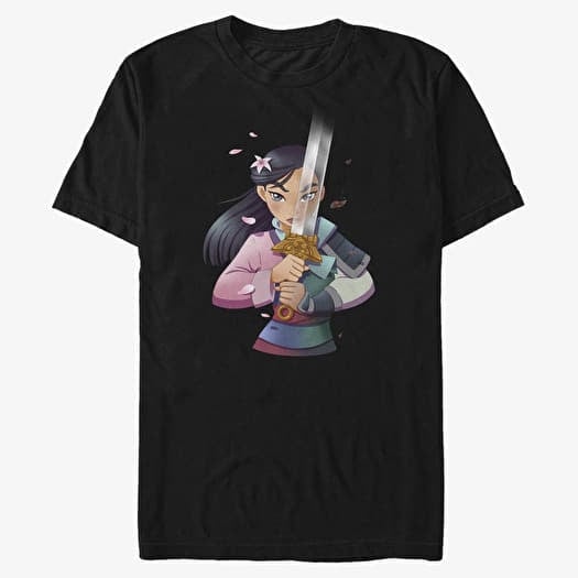 T-shirt Merch Disney Mulan - Anime Mulan Unisex T-Shirt Black