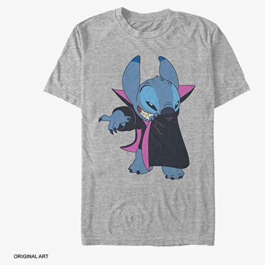T-shirt Merch Disney Lilo & Stitch - VAMPIRE STITCH Unisex T-Shirt Heather Grey