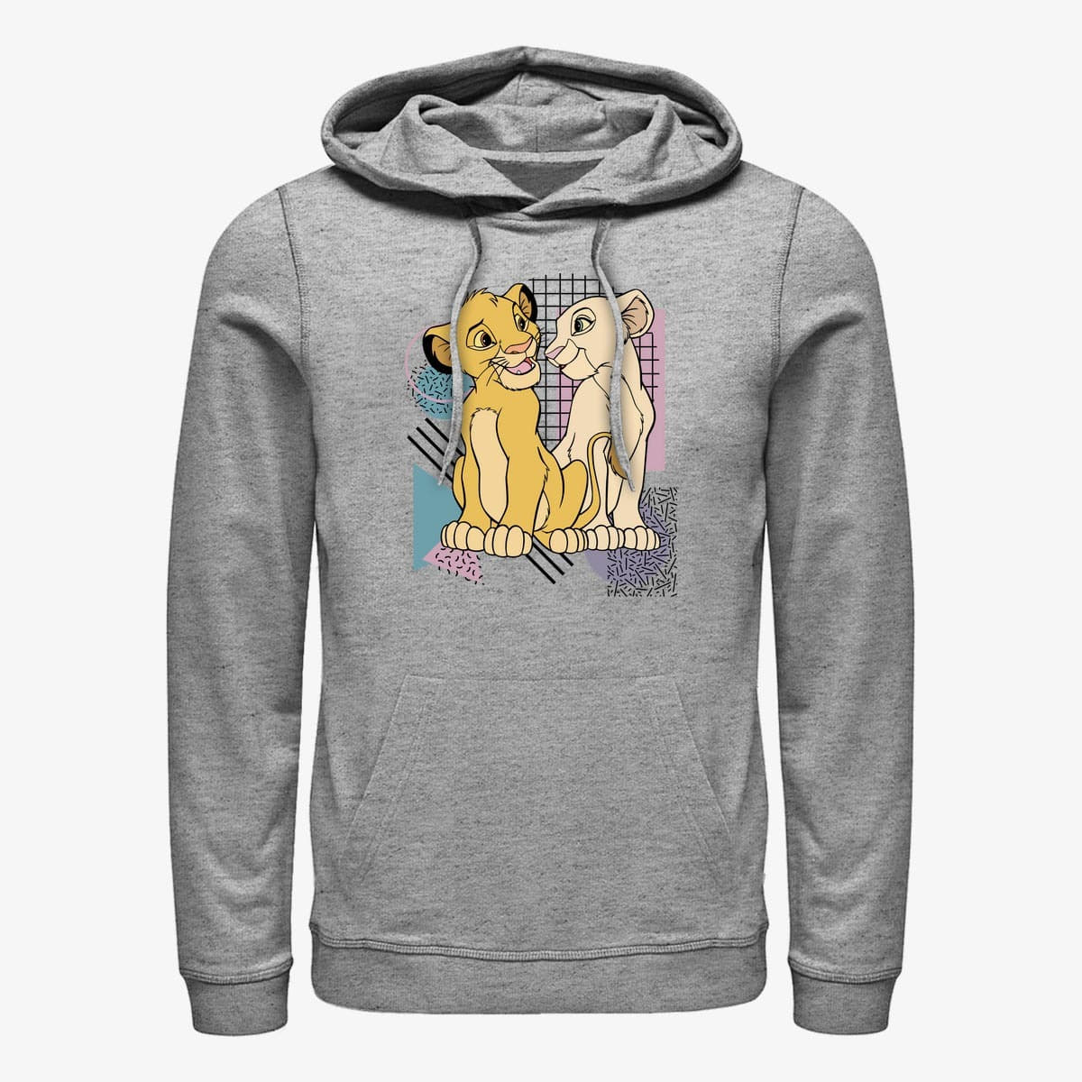Sweatshirts Merch Disney The Lion King Lion King Nostalgia Unisex Hoodie Heather Grey Queens