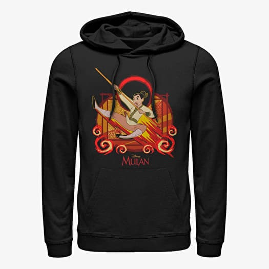 Mikina Merch Disney Mulan - Raging Fire Mulan Unisex Hoodie Black