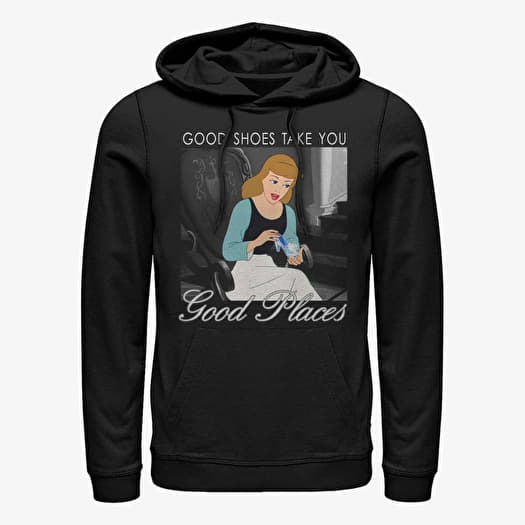 Mikina Merch Disney Cinderella - Cinderella Shoes Unisex Hoodie Black