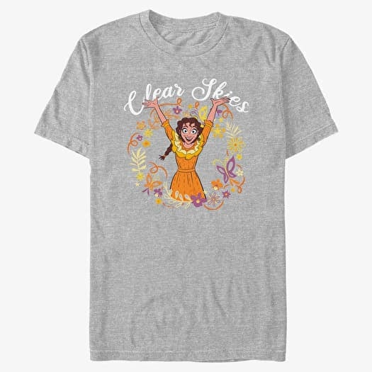 Tričko Merch Disney Encanto - PEPA CLEAR SKIES Unisex T-Shirt Heather Grey