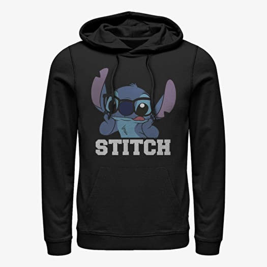 Mikina Merch Disney Lilo & Stitch - STITCH Unisex Hoodie Black