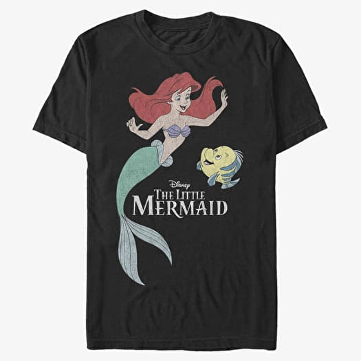 T-shirt Merch Disney The Little Mermaid - Mermaid Friends Unisex T-Shirt Black