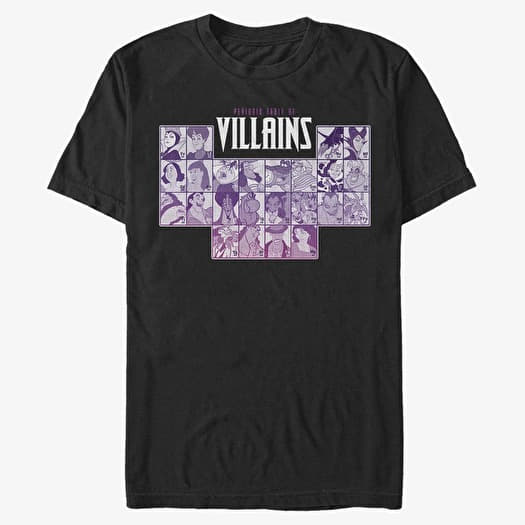 T-shirt Merch Disney Villains - Periodic Villains Unisex T-Shirt Black
