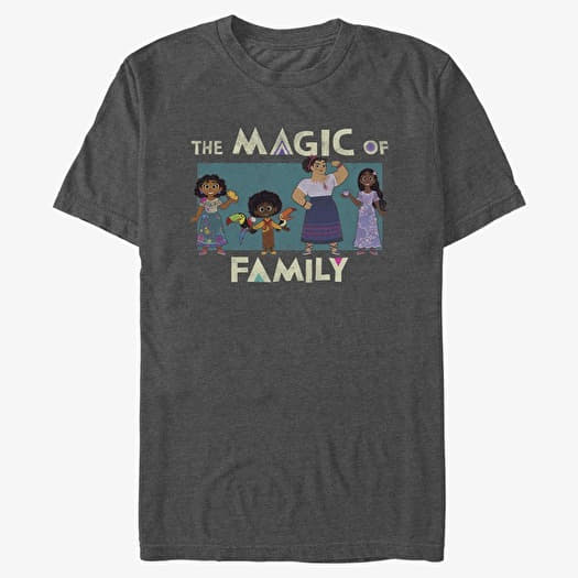 T-shirt Merch Disney Encanto - Family Unisex T-Shirt Dark Heather Grey