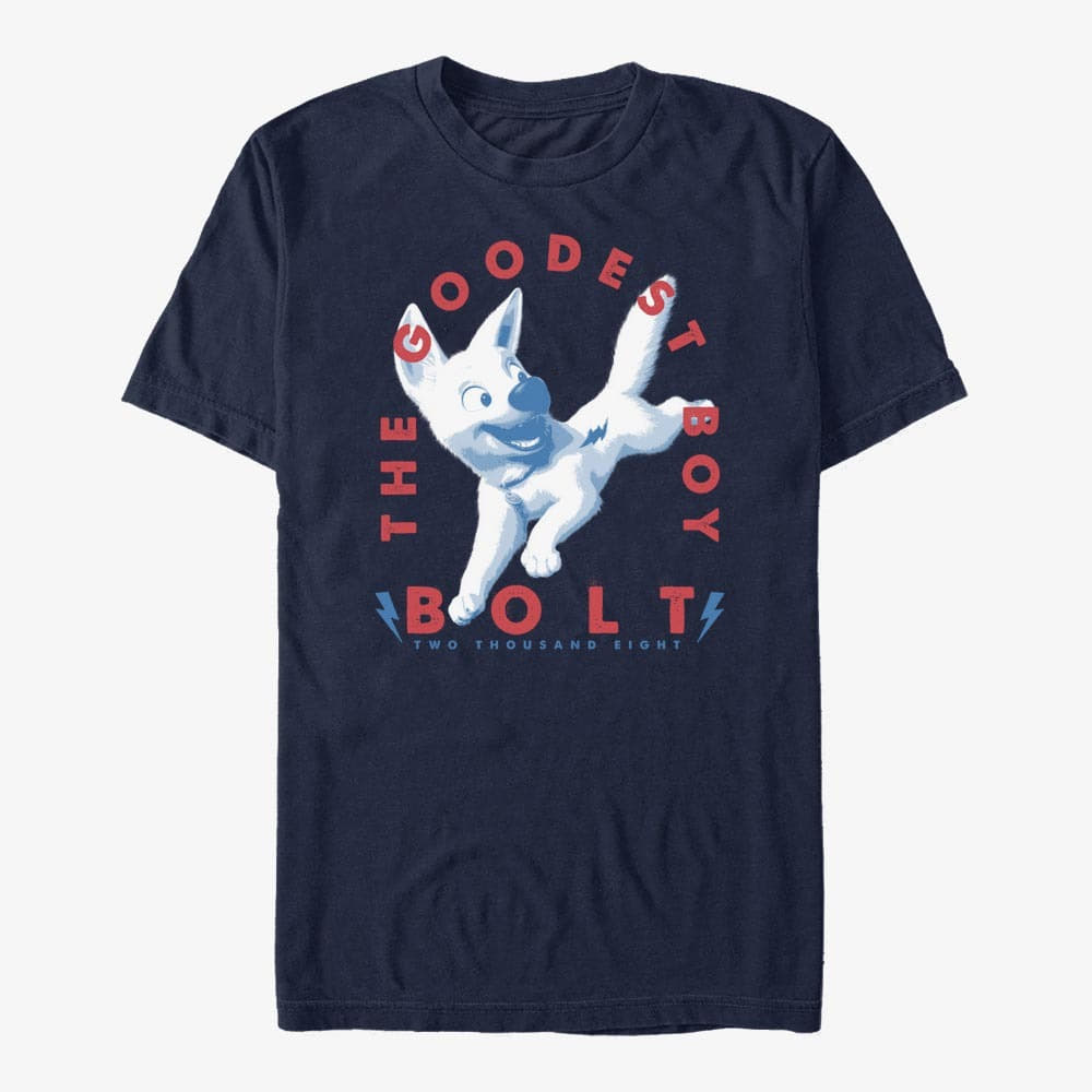 T-Shirts Merch Disney Bolt - Dash Unisex T-Shirt Navy Blue