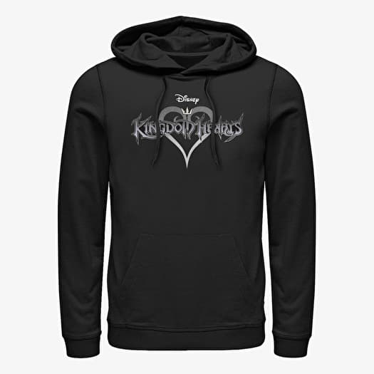 Pulóver Merch Disney Kingdom Hearts - Kingdom Logo Unisex Hoodie Black