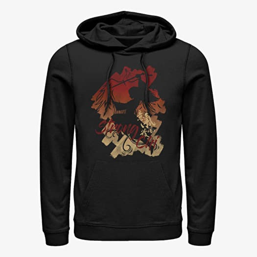 Mikina Merch Disney Mulan: Live Action - Strong Chi Unisex Hoodie Black