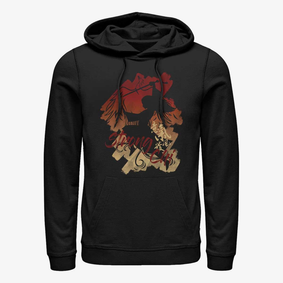 Hoodies and sweatshirts  Merch Disney Mulan: Live Action - Strong Chi Unisex Hoodie Black