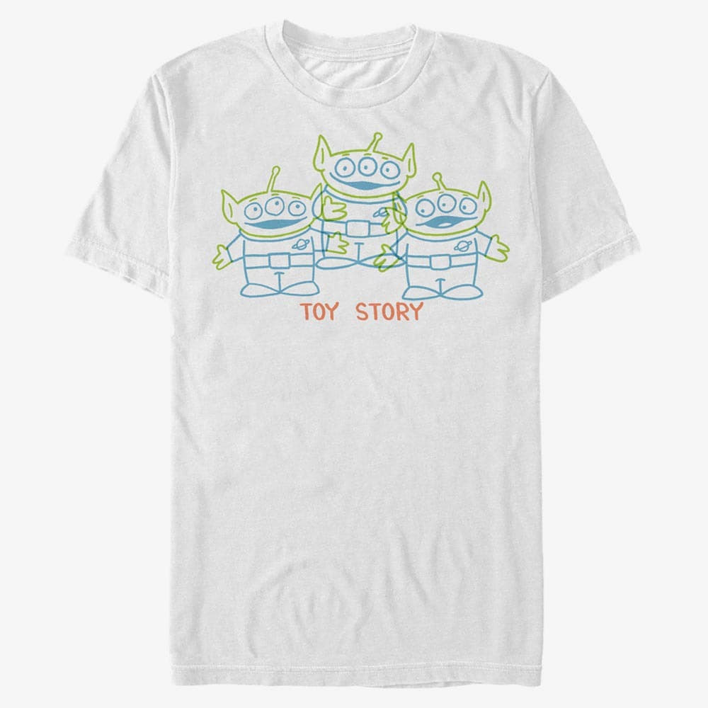 T-shirts Merch Disney Toy Story 1-3 - SCRIBBLE Unisex T-Shirt White