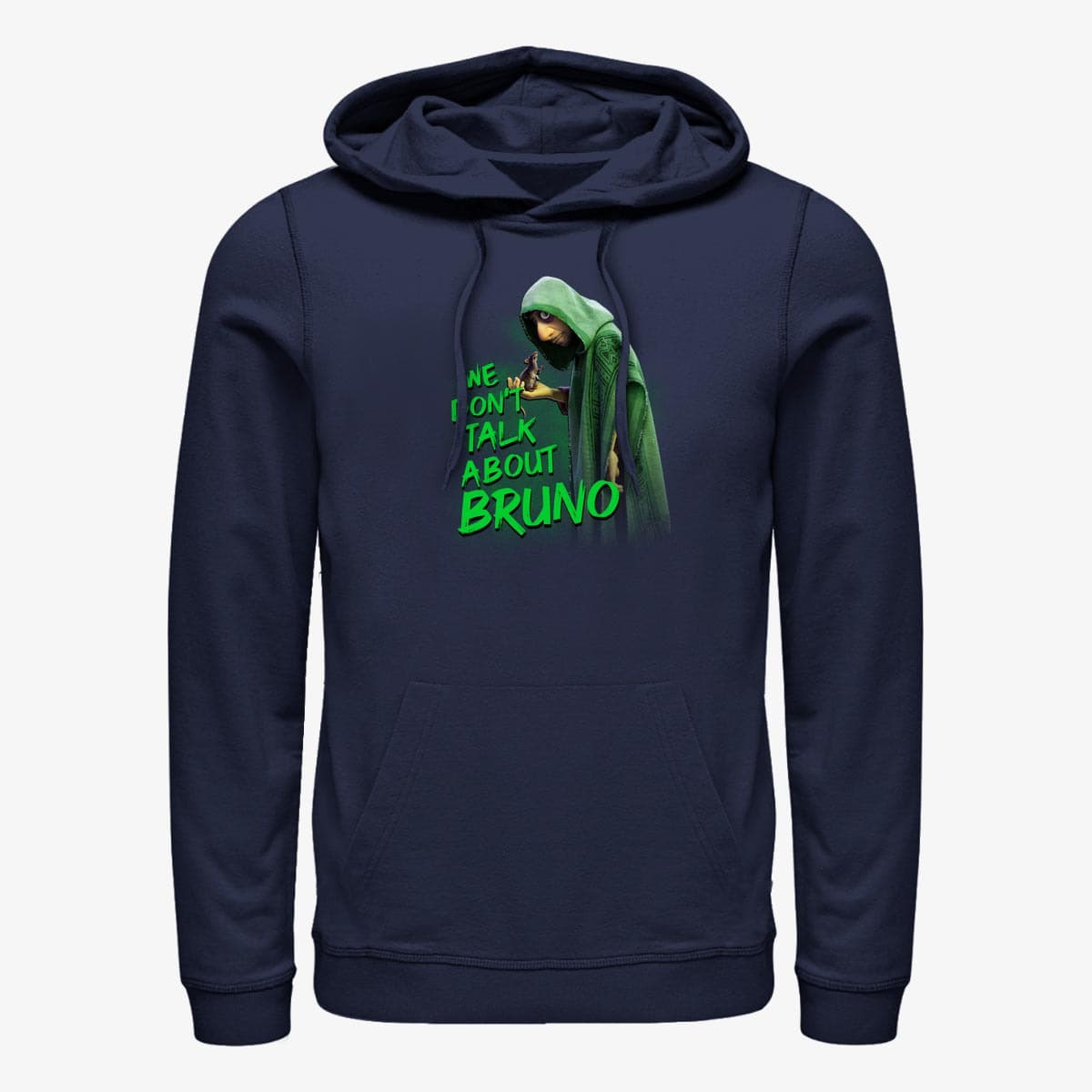 Sweatshirts Merch Disney Encanto - Bruno Character Focus Unisex Hoodie Navy Blue