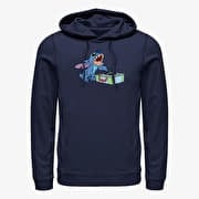 Merch Disney Lilo & Stitch - DJ Stitch Unisex Hoodie Navy Blue