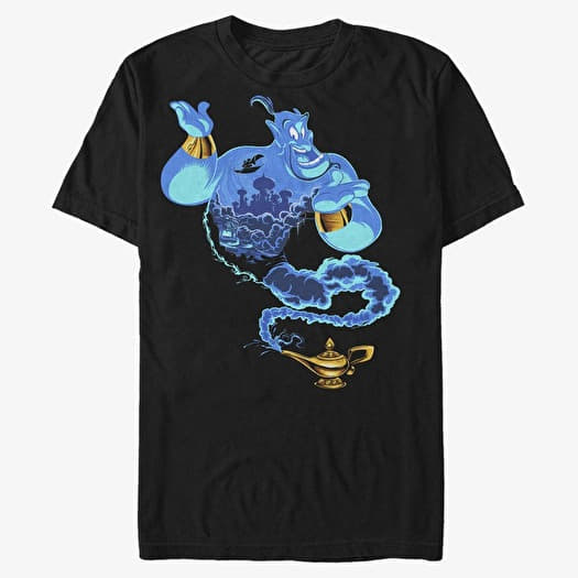 T-shirt Merch Disney Aladdin - Genie Of The Lamp Unisex T-Shirt Black