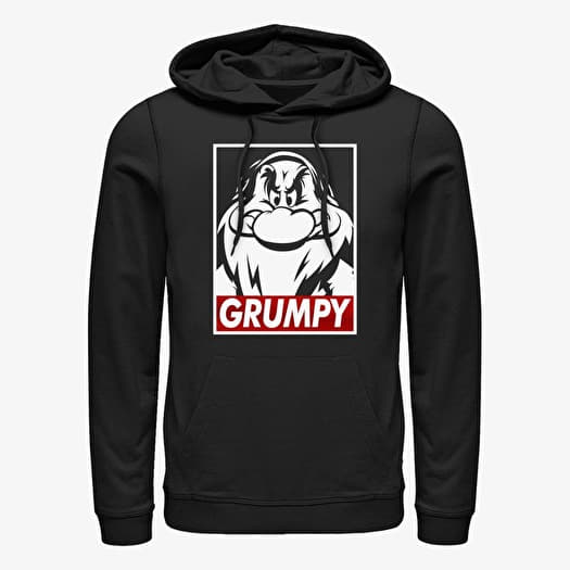 Sweatshirt Merch Disney Snow White - Grumps Unisex Hoodie Black
