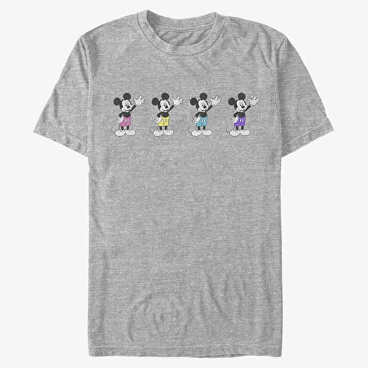 T-shirt Merch Disney Classic Mickey - Neon Pants Unisex T-Shirt Heather Grey
