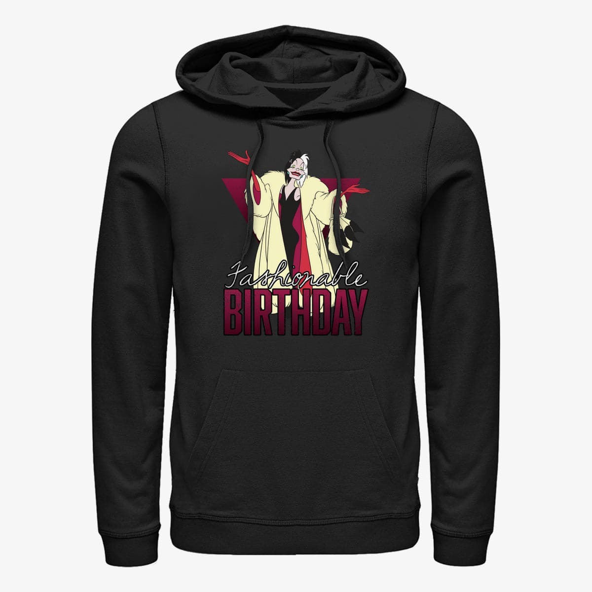 Dukserice Merch Disney Dalmatians - Cruel Birthday Unisex Hoodie Black