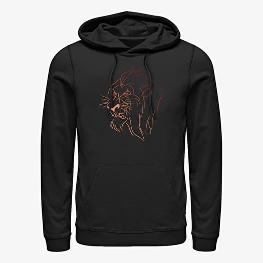 Sudadera Merch Disney Villains - Scar Line Unisex Hoodie Black