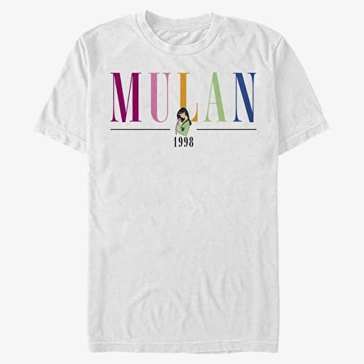 T-shirt Merch Disney Mulan - Mulan Title Unisex T-Shirt White