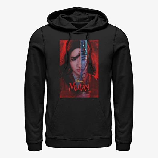 Džemperis Merch Disney Mulan: Live Action - Mulan Poster Unisex Hoodie Black